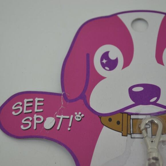 See Spot! Blinking Bone Barbie Pink Dog Pet Accessory for collar - Picture 4 of 16